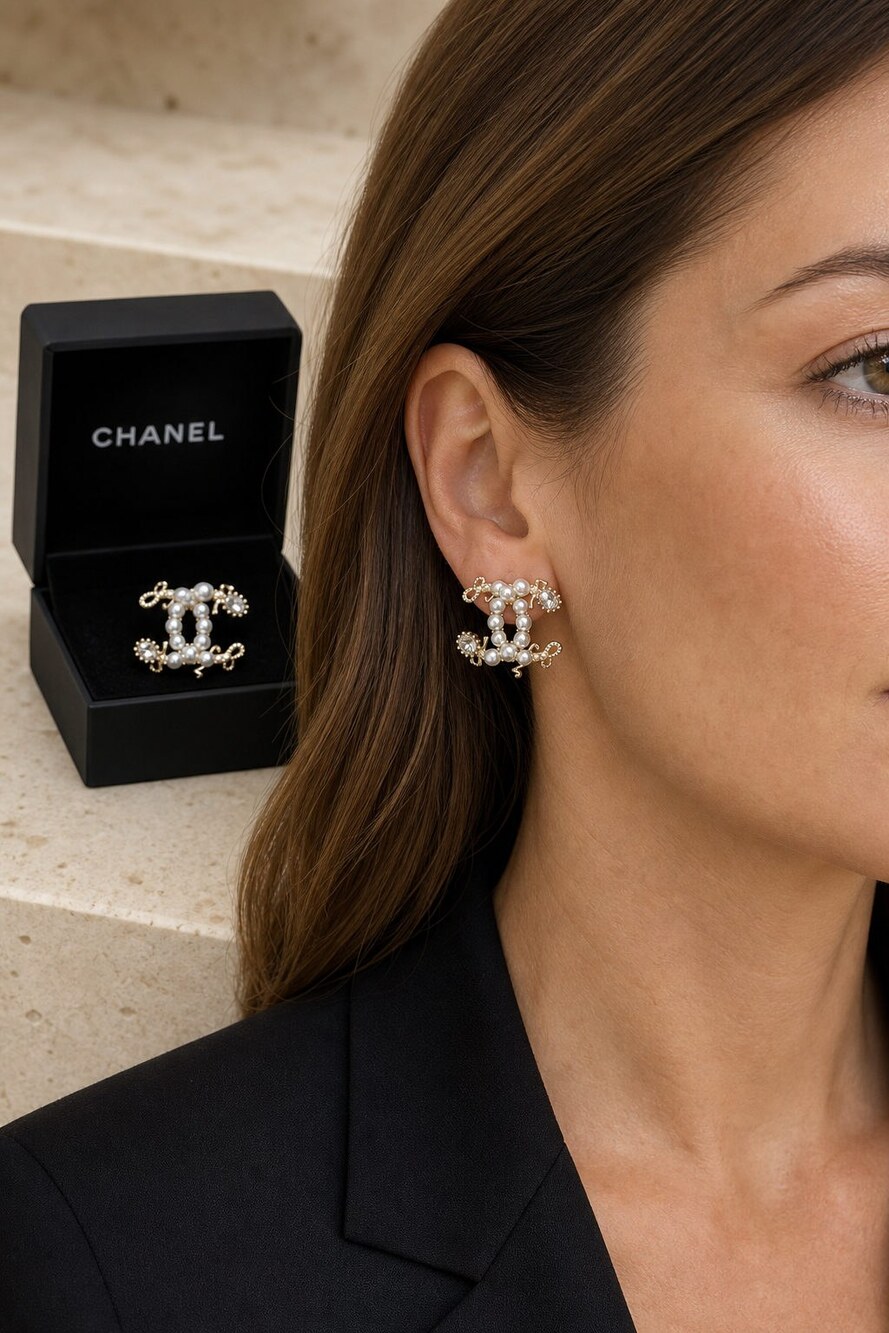 CHANEL Classic Parisian Earrings Style 20 | New with Box - Picture 8 of 9